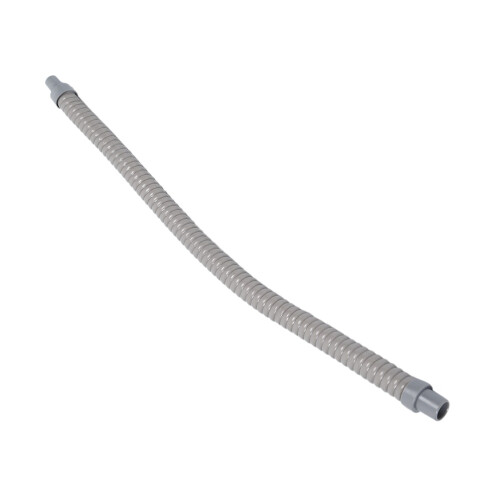 2pcs Plastic Water Drain Pipe Hose 60cm Long for Air Conditioner Gray 2