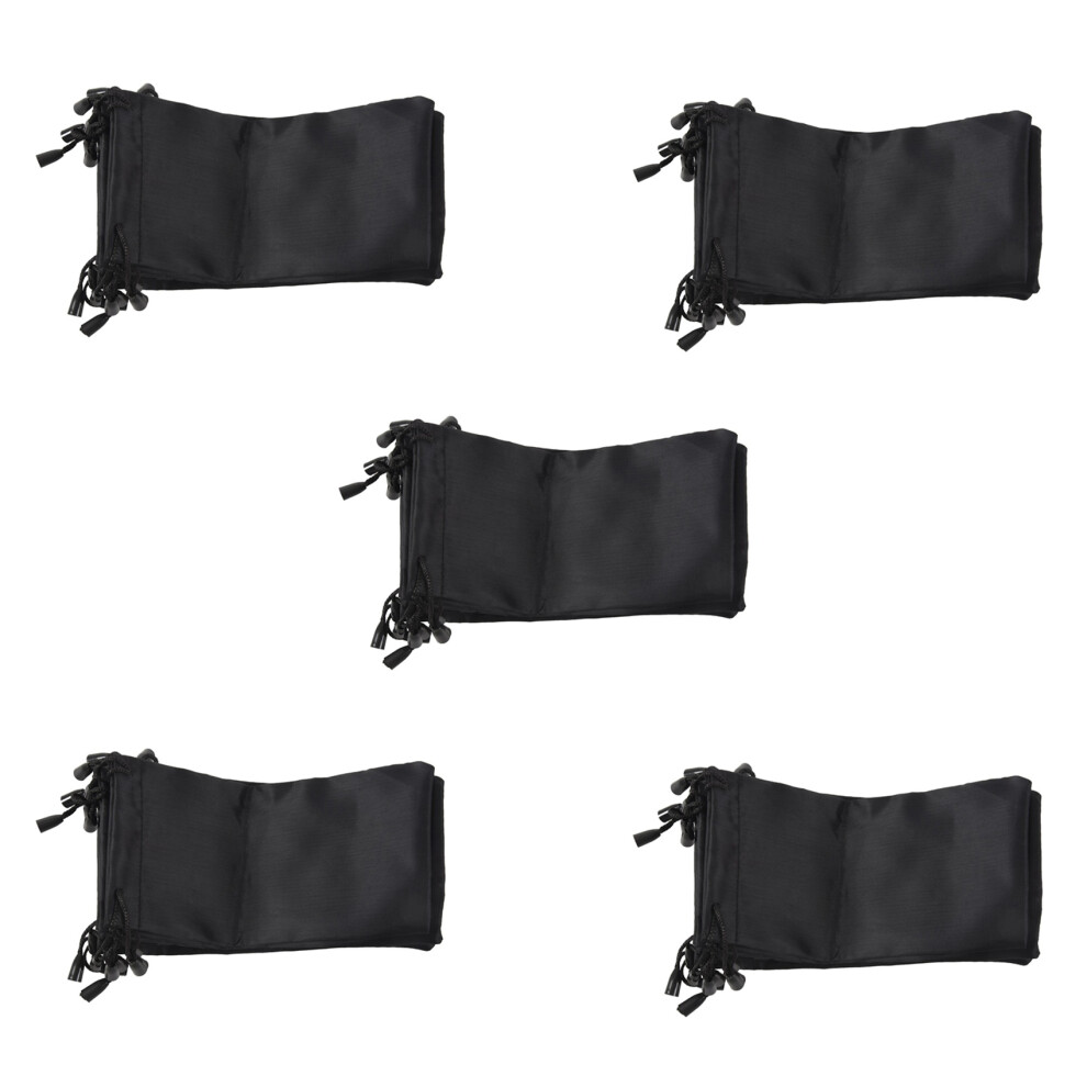 Exogio 50 Black Sunglasses Eyeglasses Cloth Pouch Bag 7.1X3.5 Inch Hot