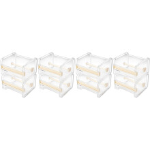 8 Pack Transparenter Sichtbarer Desktop Multi Washi Masking Band Spender, Band Cutter, Roll Band Halter