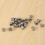M6 Thread Dia Dome  304 Stainless Steel Cap Acorn Hex Nuts 40Pcs 2