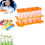 Kids Plastic Test Tubes Droppers Learning Education Primary Science Test Tubes and Holes Holder Rack 3