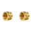 200Pcs M3 Thread Knurled Brass Threaded Heat Set Heat Resistant Insert Embedment Nut,M3X5X4,for 3D Printer Voron 2.4 Etc 3