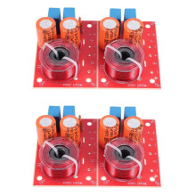 4Pcs 2 Way 80W DIY Speaker Filter Circuit Treble Bass Frequency Divider Home Theater Hifi Stereo Audio Crossover Filter