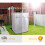 2X Washing Machine Cover,Washer/Dryer Cover for Front-Loading Machine Waterproof Dust-Proof 7