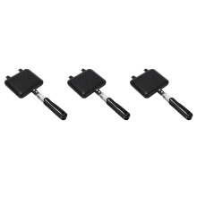 3X Grilled Sandwich Panini Maker,Bread Toast Breakfast Machine,Hot Sandwich Pan,Nonstick Aluminum Flip Pan,Kitchen Tool