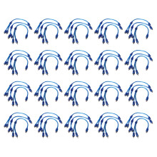 60 Pcs Connexion Audio pour 1 RCA Femelle à 2 RCA Mâle Adaptateur Répartiteur Câble