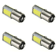 8 x 1157 BAY15D COB LED Car Parking Light Brake Light Flashing Tail Light 12V White