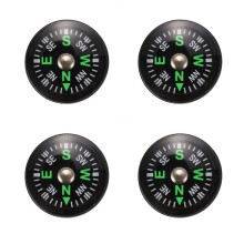 4X Oil Filled Button Compass - Ultra Compact 20mm -  SAS Survival Bushcraft