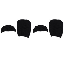 2X Corn Check Split Chair Covers Office Home Computer Chair Cover Armrest Elastic Cover