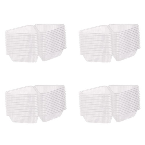 400Pcs Triangle Cheesecake Boxes Slice Cake Box Triangle Pie Holders Cake Boxes for Bakery Party Wedding