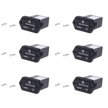 6X AC100-250V Electromechanical Hour Meter Counter