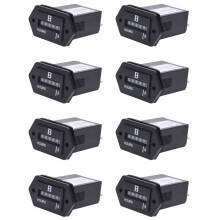 8X ACue00-250V Elektromechanische Betriebsstundenzaehler Zaehler
