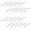 20Pcs Plastic Water Drain Pipe Hose 60cm Long for Air Conditioner Gray 2