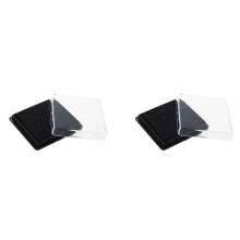2X Tampon de Timbre Encreux Fr Lettre de Mariage Document Noir