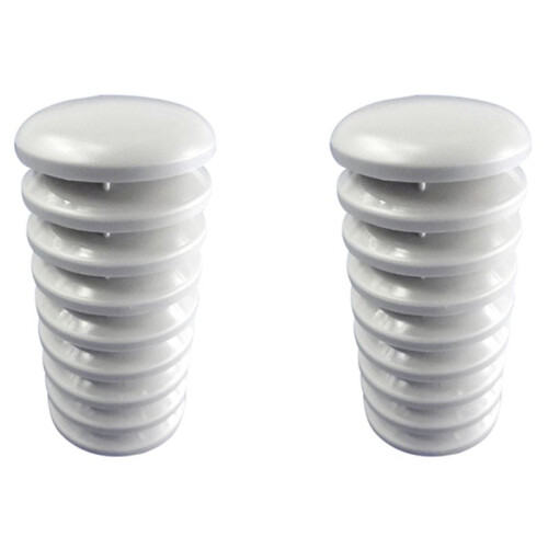 2X White Outer Shield for Thermo Hygro Sensor, Spare Part for Weather Station (Transmitter / Thermo Hygro Sensor)