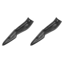 2X Por  Z900 2017-2019 Sistema de Escape de la Motocicleta Tubo de Enlace Medio Fibra de Carbono Cubierta Protectora Térmica Cubierta Guardia