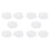 100 Pieces White Natural Ostrich Feather 20-25cm Wedding DIY 1