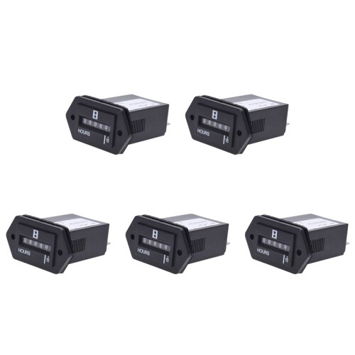 5X AC100-250V Contatore Elettromeccanico