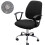 2X Corn Check Split Chair Covers Office Home Computer Chair Cover Armrest Elastic  Cover 5