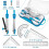 Geometry Set 20 Pcs Math Supplies Kit,Including Compass,Protractor,Ruler,Eraser,Pencil Ect,for Drawing and Measurement 2