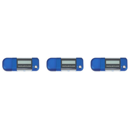3X Mp3 Player 4GB U Disk Music Player Supports Replaceable AAA Battery, Recording ()