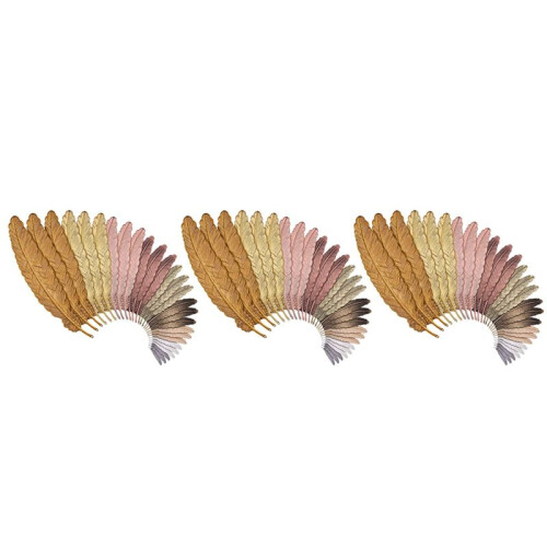 81 Pieces of Metal Bookmarks Feather Bookmarks Feather Bookmarks for Students