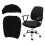 2X Corn Check Split Chair Covers Office Home Computer Chair Cover Armrest Elastic  Cover 7