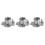 150Pcs M8 Metal Captive T Nuts Pronged Tee Blind Nuts Metric 8