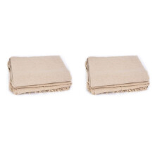 2X Keramik Leinen Tuch Ton Sackleinen Mach Es Selbst Handwerk Keramik Keramik Ton Handwerk Pad Tuch Keramik Druck Textur Skulptur Werkzeug