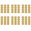 600Pcs M3 Thread Knurled Brass Threaded Heat Set Heat Resistant Insert Embedment Nut,M3X5X4,for 3D Printer Voron 2.4 Etc 1