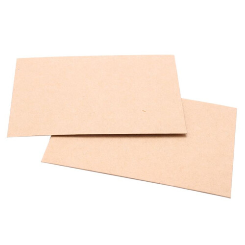 40PCS Classical  Blank  Paper Window Envelopes Wedding Invitation Envelope Gift Envelope(Brown) 1