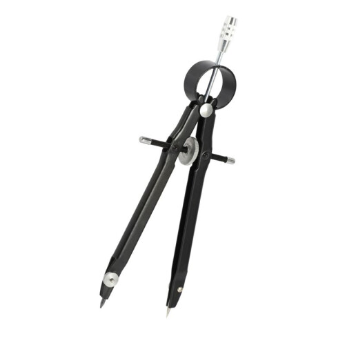 4X Bussola Professionale, Compass Geometry Set con Bussola, Matematica E Bussola di Precisione, Metallo E Resistente per Strumento di Precisione 1