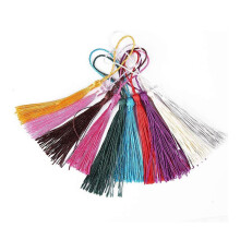 288 Pcs Paper Bookmarks Blank Cardstock Book Marks with Colorful Tassels for DIY Gifts Tags Make Your Own Bookmark