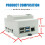 4X voor Raspberry Pi 4 Model B ABS Case Witte Behuizing Beschermhoes Behuizing voor Raspberry Pi 4B 6