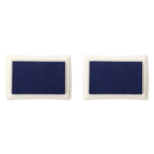 2X Blaue Tinte Stempel Finger Druck Baby Sicherheit