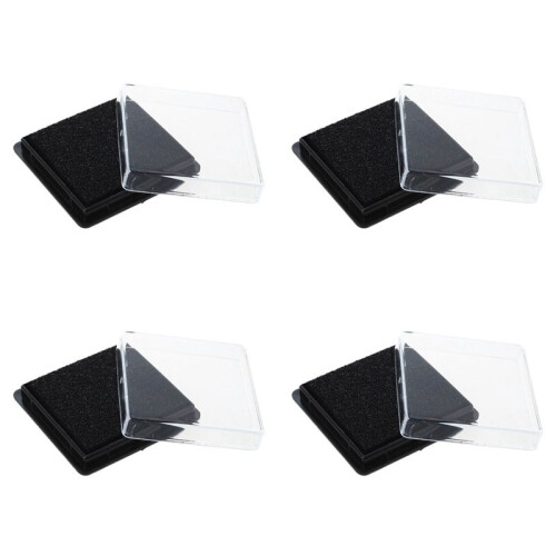 4X Tampon de Timbre Encreux Fr Lettre de Mariage Document Noir
