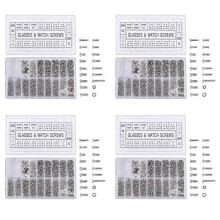 4000Pcs Stainless Steel Eyeglasses Watch Repair Screw Replacement Kit Set Tiny Screws Nut Assortment Repair Tool Kit Set