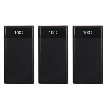 3X 18650 Batteria Power Bank Box 22,5 W Ricarica Rapida Display LCD Scheda di Alimentazione 20000 MAh per Batteria 6X18650 Powerbank Case(A)