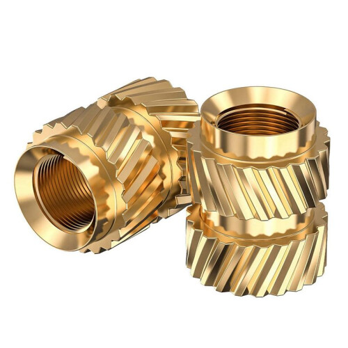 1200Pcs M3X5.7-OD4.6 Thread Knurled Brass Threaded Heat Set Heat Resistant Insert Embedment Nut for 3D Printer 2