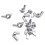 M6 Thread Dia Stainless Steel Wing Nut Butterfly Wing Nuts 60 Pcs 5