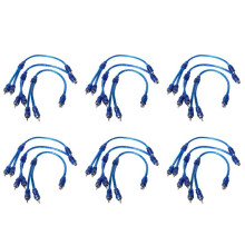 18 Stk. Audio-Anschluss für 1 Cinch-Buchse auf 2 Cinch-Adapter-Verteilerkabel