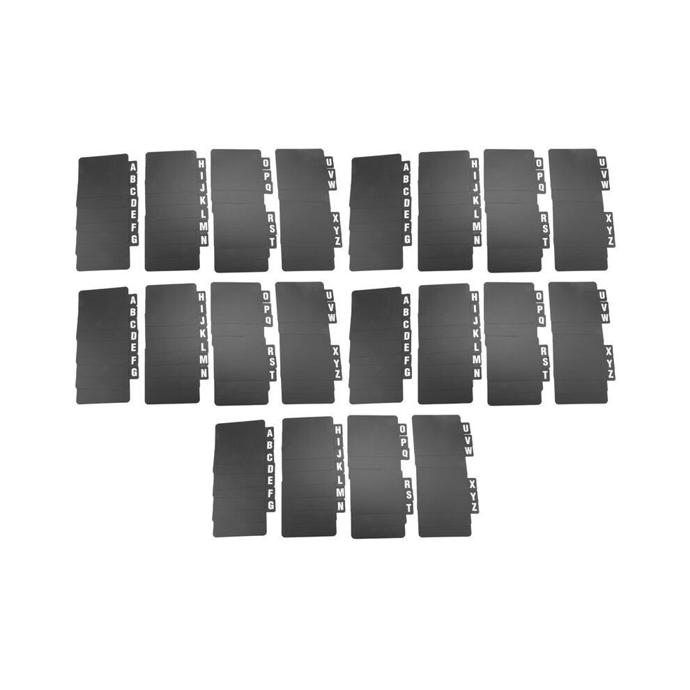 Exogio 130 Pcs Vinyl Record Dividers Dvd Alphabetical Dividers A-Z Alphabetical Dividers Vinyl Record Organizer With Alphabet