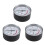 3X Round 0-180 Psi 13mm 1/4BSP Diameter Dial Comparator Air Manometer, Black 1