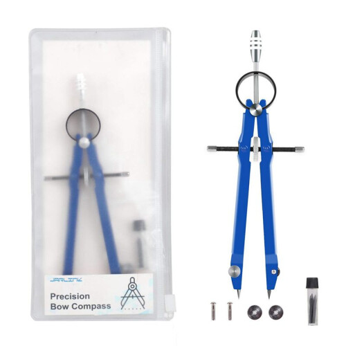 10X Professional Compass, Compass Geometry Set with Lock, Math and Precision Compass, Metal() 2