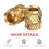1200Pcs M3X5.7-OD4.6 Thread Knurled Brass Threaded Heat Set Heat Resistant Insert Embedment Nut for 3D Printer 7