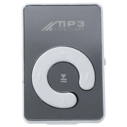 2X  Mirror Clip USB Digital Mp3 Music Player Support 8GB  TF Card White 1