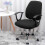 4X Corn Check Split Chair Covers Office Home Computer Chair Cover Armrest Elastic  Cover 4