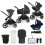 My Babiie MB220 3-in-1 Travel System with Base - Black 1