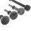 4Pc Air Hammer  Air Chisel Hard Steel Solid Impact Hammer  Support Pneumatic Tool for Knocking / Rusting Removal 6