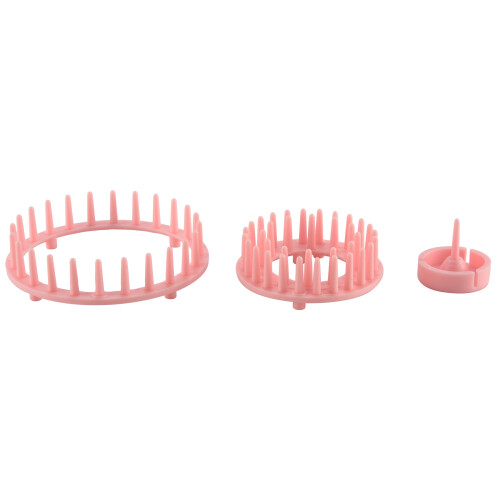 Flower Knitting Machine Kit DIY Wool Flower Machine Loom Tool Set Square Flower Maker with Needle 2